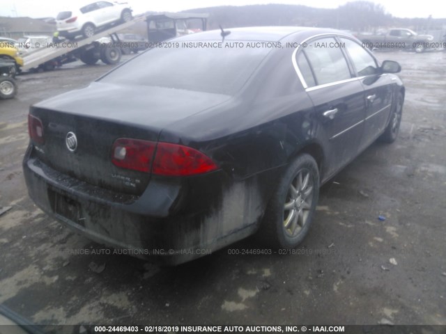 1G4HD57237U130347 - 2007 BUICK LUCERNE CXL BLACK photo 4