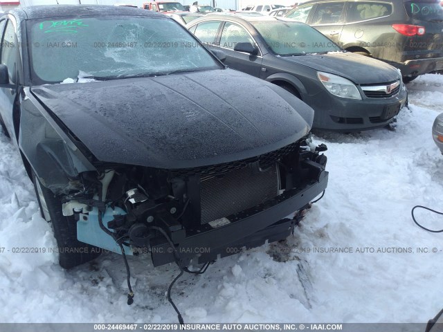 1B3BD1FGXBN523220 - 2011 DODGE AVENGER MAINSTREET BLACK photo 6