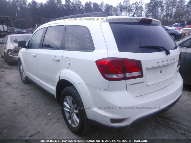 3C4PDCBG7FT524823 - 2015 DODGE JOURNEY SXT WHITE photo 3