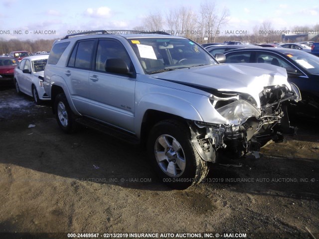 JTEBT14R040034990 - 2004 TOYOTA 4RUNNER SR5/SPORT SILVER photo 1