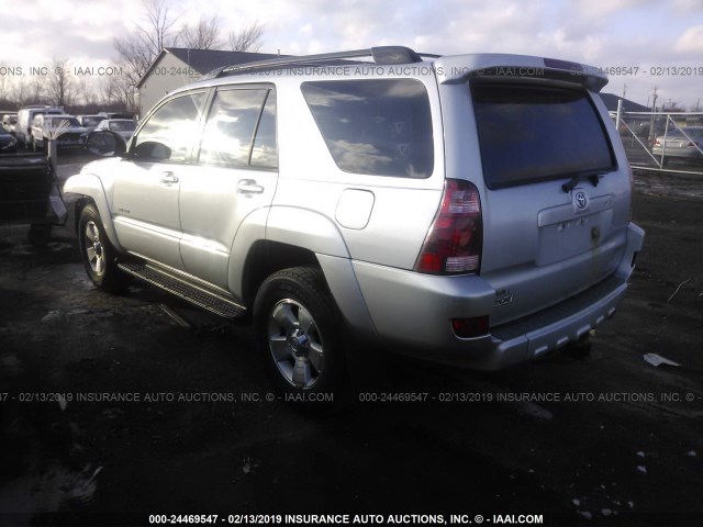 JTEBT14R040034990 - 2004 TOYOTA 4RUNNER SR5/SPORT SILVER photo 3