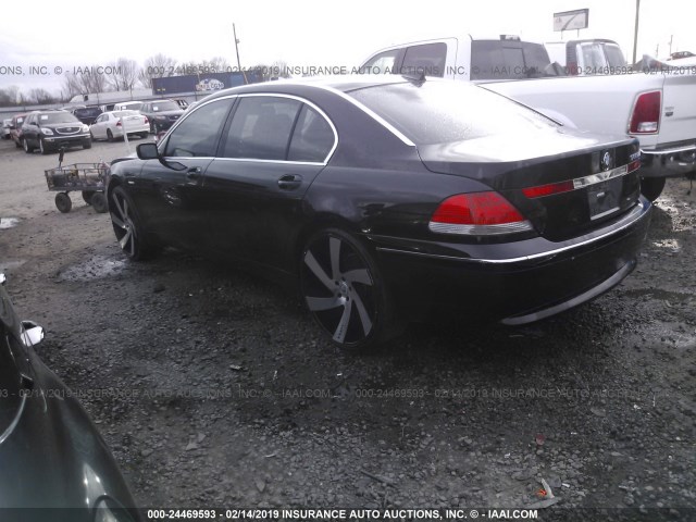 WBAGN834X3DK10659 - 2003 BMW 760 LI BLACK photo 3