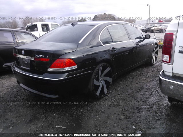 WBAGN834X3DK10659 - 2003 BMW 760 LI BLACK photo 4