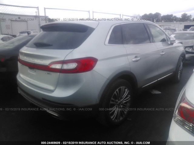 2LMTJ8LR6GBL66850 - 2016 LINCOLN MKX RESERVE 银色 照片 4