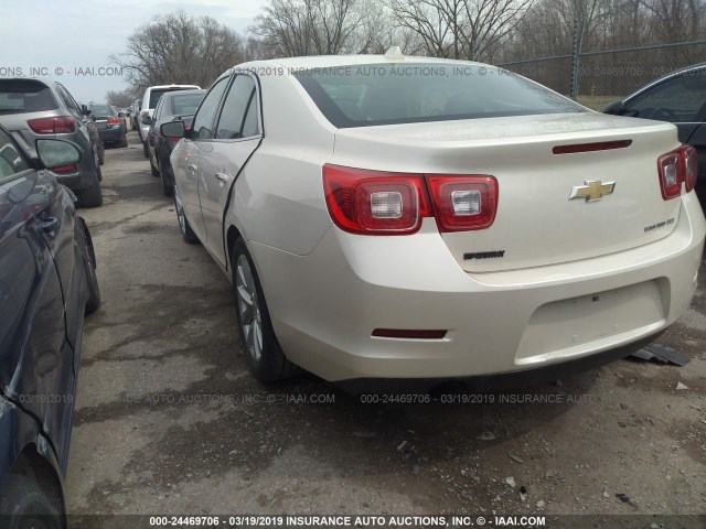 1G11H5SAXDF344432 - 2013 CHEVROLET MALIBU LTZ WHITE photo 3