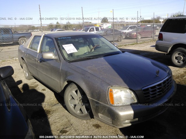 1G6KF57914U128175 - 2004 CADILLAC DEVILLE DTS TAN photo 1