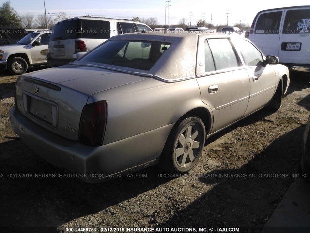 1G6KF57914U128175 - 2004 CADILLAC DEVILLE DTS TAN photo 4