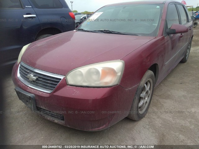 1G1ZT61886F234777 - 2006 CHEVROLET MALIBU MAXX LT MAROON photo 2