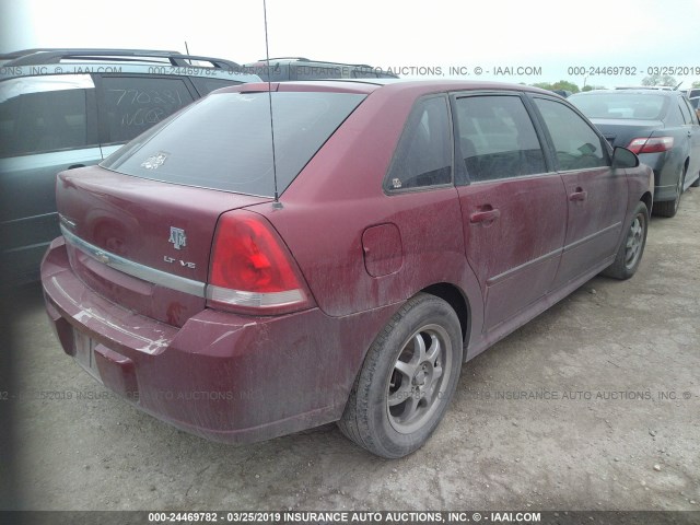 1G1ZT61886F234777 - 2006 CHEVROLET MALIBU MAXX LT MAROON photo 4