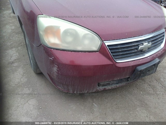 1G1ZT61886F234777 - 2006 CHEVROLET MALIBU MAXX LT MAROON photo 6