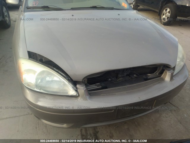 1FAFP56U36A188938 - 2006 FORD TAURUS SEL TAN photo 6