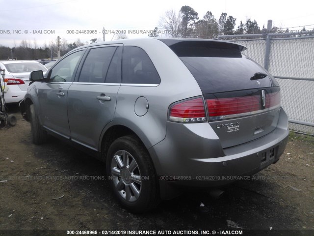 2LMDU68C48BJ22104 - 2008 LINCOLN MKX TAN photo 3