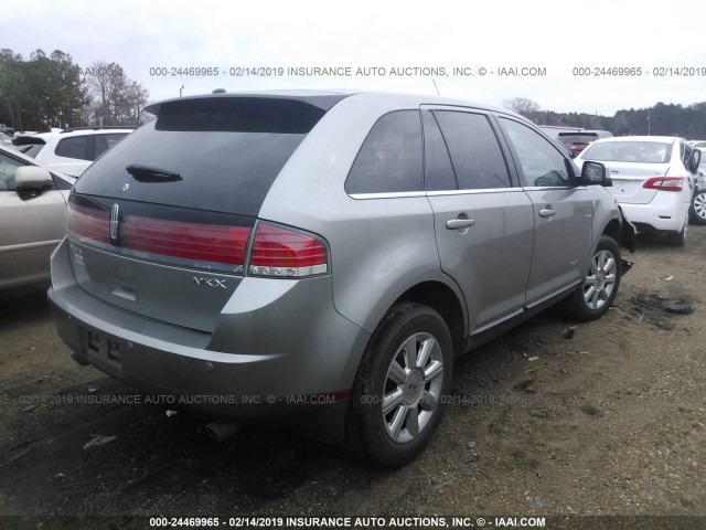 2LMDU68C48BJ22104 - 2008 LINCOLN MKX TAN photo 4