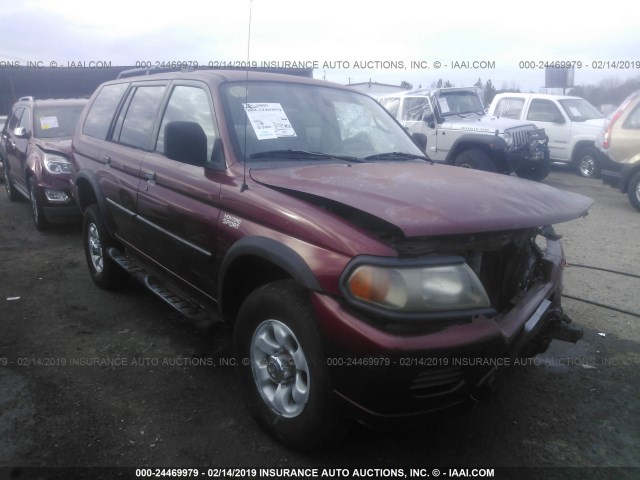 JA4MT21H02J020152 - 2002 MITSUBISHI MONTERO SPORT ES/SPORT LS MAROON photo 1