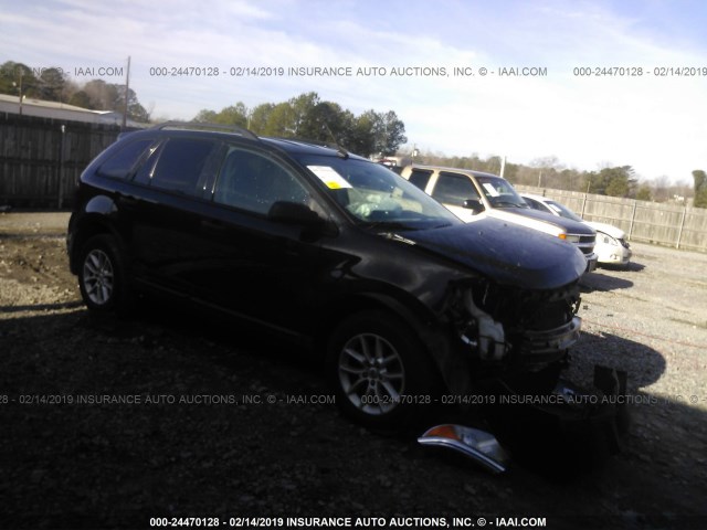 2FMDK3GC3DBB93449 - 2013 FORD EDGE SE BLACK photo 1