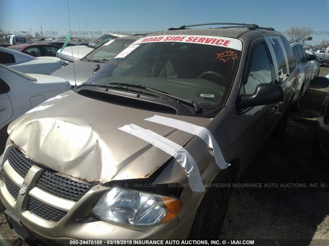 1D4GP44303B291410 - 2003 DODGE GRAND CARAVAN SPORT GOLD photo 2