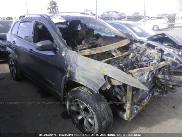 1C4PJMBB2FW593562 - 2015 JEEP CHEROKEE TRAILHAWK 黑色 照片 1