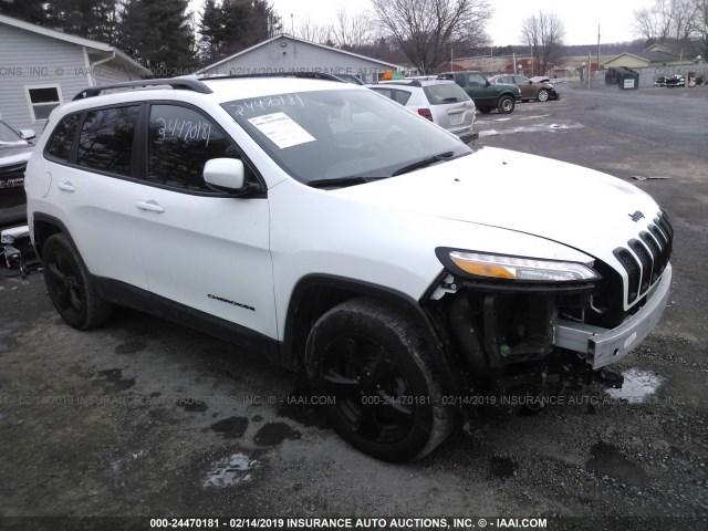 1C4PJMCS3FW745749 - 2015 JEEP CHEROKEE LATITUDE WHITE photo 1