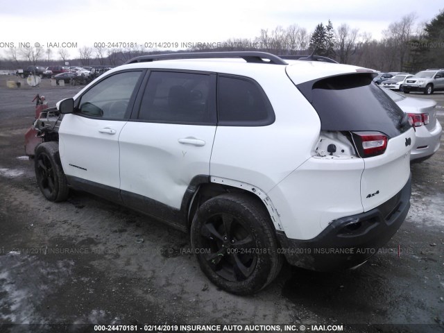 1C4PJMCS3FW745749 - 2015 JEEP CHEROKEE LATITUDE WHITE photo 3