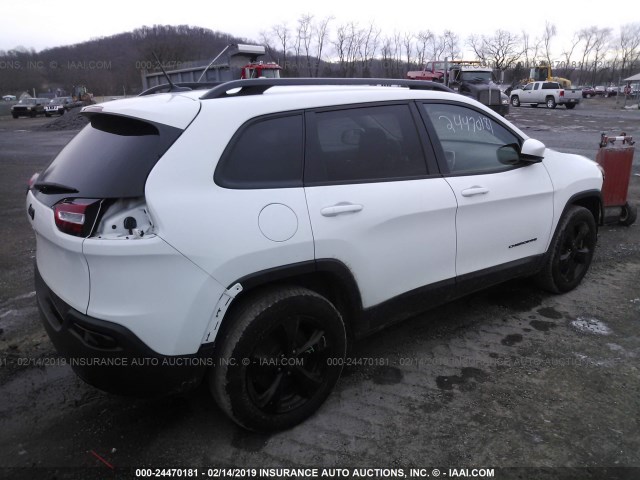 1C4PJMCS3FW745749 - 2015 JEEP CHEROKEE LATITUDE WHITE photo 4