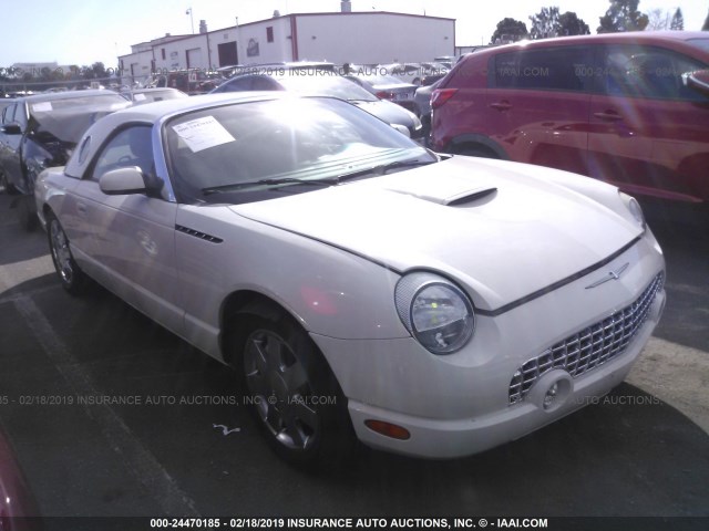 1FAHP60A92Y108699 - 2002 FORD THUNDERBIRD  WHITE photo 1