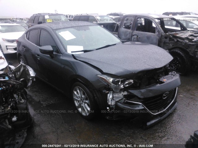 JM1BM1W36G1299387 - 2016 MAZDA 3 TOURING GRAY photo 1