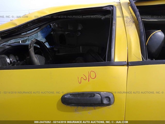 3D7KS28C25G809134 - 2005 DODGE RAM 2500 ST/SLT YELLOW photo 9