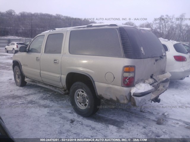 3GKGK26G84G129599 - 2004 GMC YUKON XL K2500 GOLD photo 3