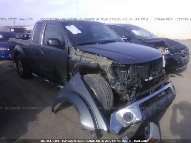 1N6AD06U46C444778 - 2006 NISSAN FRONTIER KING CAB LE/SE/OFF ROAD GRAY photo 1