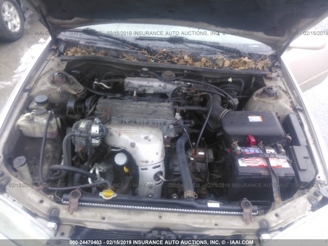 4T1BG22K01U115086 - 2001 TOYOTA CAMRY CE/LE/XLE 金色 照片 10