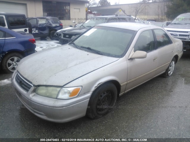 4T1BG22K01U115086 - 2001 TOYOTA CAMRY CE/LE/XLE 金色 照片 2