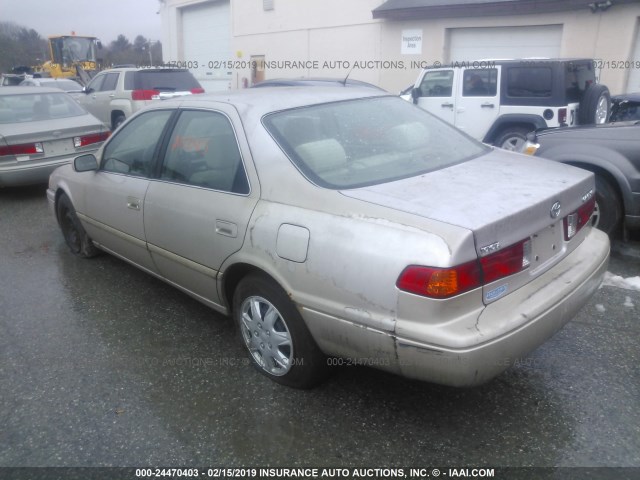 4T1BG22K01U115086 - 2001 TOYOTA CAMRY CE/LE/XLE 金色 照片 3