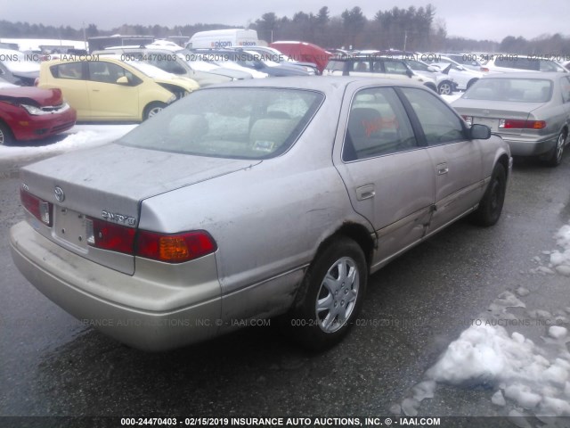 4T1BG22K01U115086 - 2001 TOYOTA CAMRY CE/LE/XLE 金色 照片 4