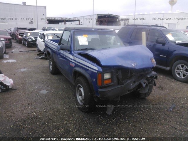 1B7FL69X9LS637143 - 1990 DODGE DAKOTA SPORT BLUE photo 1