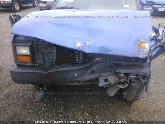 1B7FL69X9LS637143 - 1990 DODGE DAKOTA SPORT BLUE photo 6