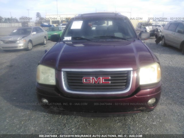 1GKES12S846164902 - 2004 GMC ENVOY XUV BURGUNDY photo 6