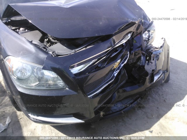 1G1ZC5E02CF309807 - 2012 CHEVROLET MALIBU 1LT BLACK photo 6