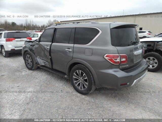 JN8AY2NDXH9004220 - 2017 NISSAN ARMADA SV/SL/PLATINUM GRAY photo 3