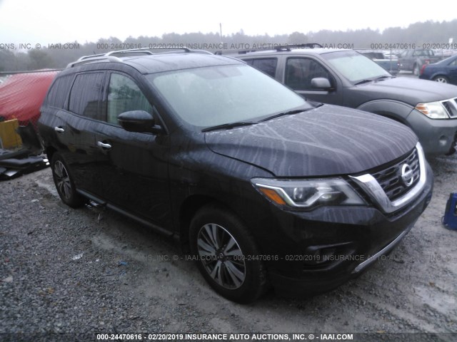 5N1DR2MN9HC910793 - 2017 NISSAN PATHFINDER S/SV/SL/PLATINUM BLACK photo 1