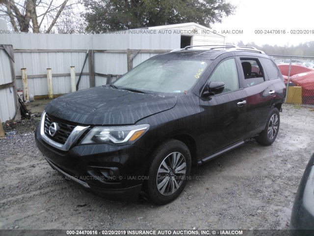 5N1DR2MN9HC910793 - 2017 NISSAN PATHFINDER S/SV/SL/PLATINUM BLACK photo 2