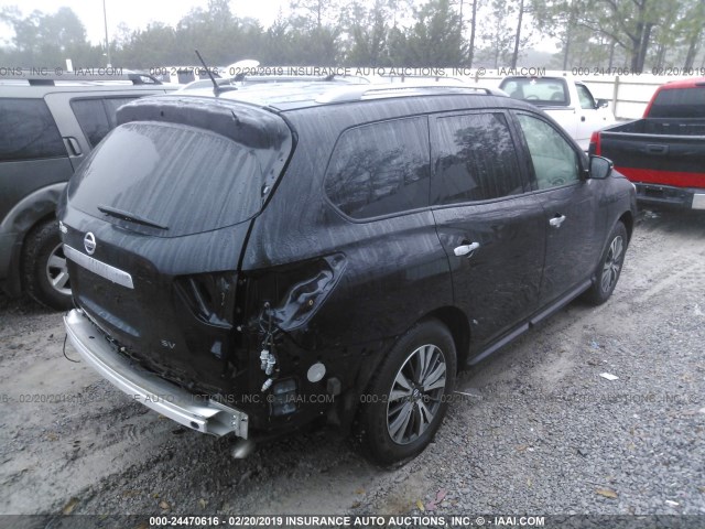 5N1DR2MN9HC910793 - 2017 NISSAN PATHFINDER S/SV/SL/PLATINUM BLACK photo 4