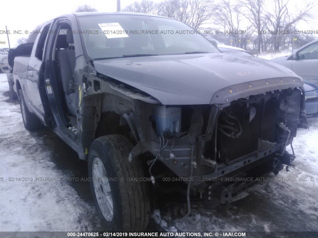 5TFRM5F14BX024482 - 2011 TOYOTA TUNDRA DOUBLE CAB SR5 GRAY photo 6