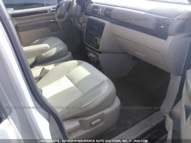 2MRDA22246BJ01605 - 2006 MERCURY MONTEREY LUXURY SILVER photo 5