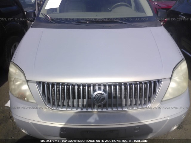 2MRDA22246BJ01605 - 2006 MERCURY MONTEREY LUXURY SILVER photo 6