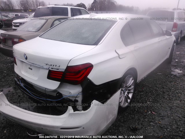 WBAYF8C59FD654095 - 2015 BMW 750 LXI WHITE photo 4