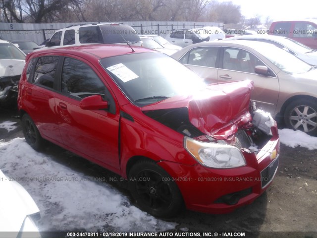 KL1TD6DE8BB122288 - 2011 CHEVROLET AVEO LS/LT RED photo 1
