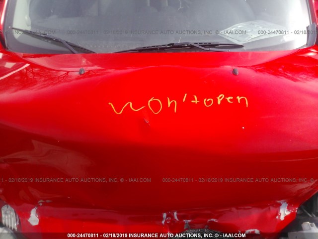 KL1TD6DE8BB122288 - 2011 CHEVROLET AVEO LS/LT RED photo 10