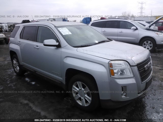 2GKALMEK3C6249695 - 2012 GMC TERRAIN SLE SILVER photo 1