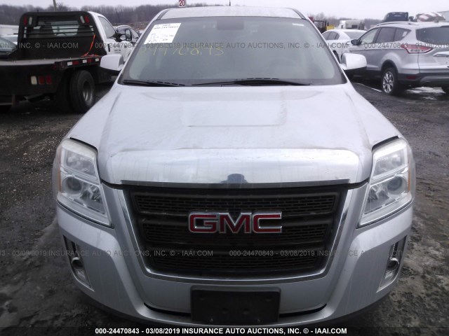 2GKALMEK3C6249695 - 2012 GMC TERRAIN SLE SILVER photo 6