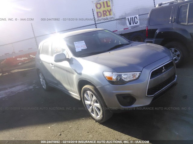 4A4AR3AU3DE024744 - 2013 MITSUBISHI OUTLANDER SPORT ES GRAY photo 1